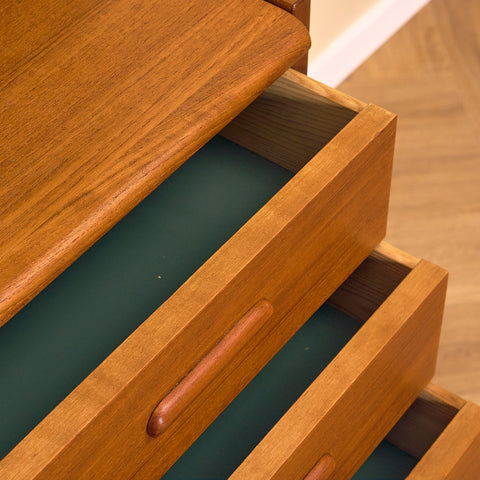 Swedish bookshelf in teak
