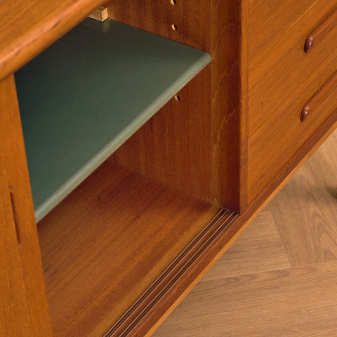 Swedish bookshelf in teak