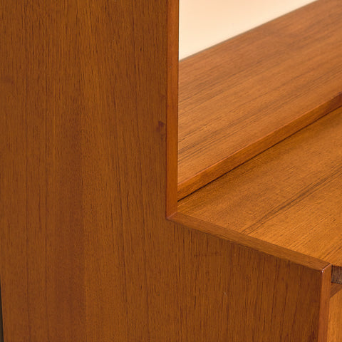 Swedish bookshelf in teak