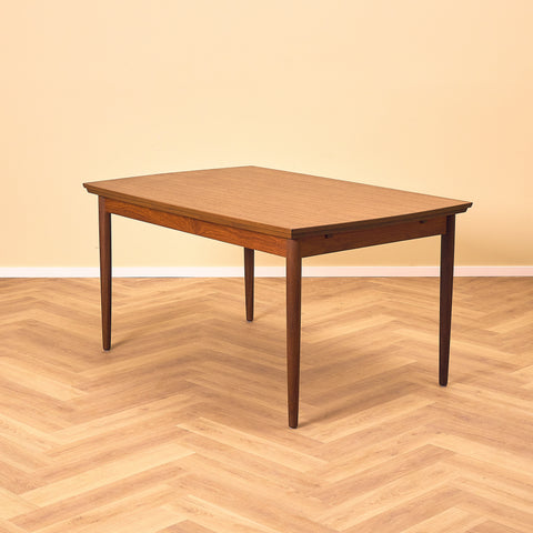 Danish rectangular dining table in teak