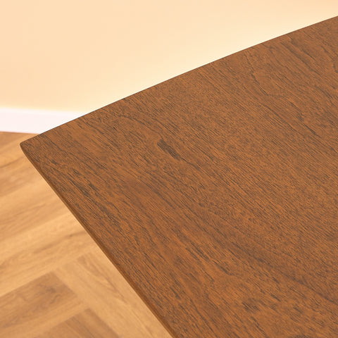 Danish rectangular dining table in teak