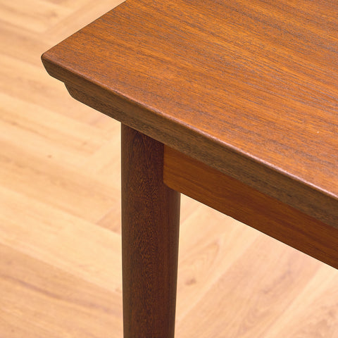 Danish rectangular dining table in teak