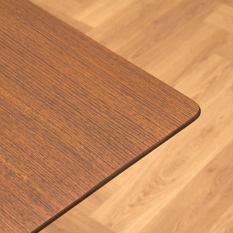 Danish dining table in teak and oak