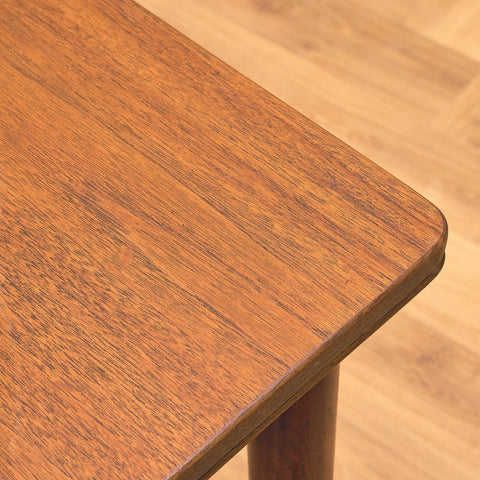 Danish dining table in teak and oak