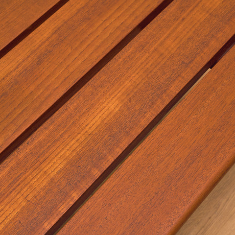 Bench in solid teak by Yngvar Sandström for Seffle Möbelfabrik AB