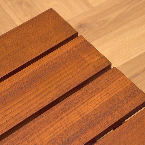 Bench in solid teak by Yngvar Sandström for Seffle Möbelfabrik AB