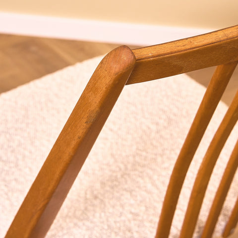 Swedish set of 4 dining chairs in beech by Gottfrid Karlsson & Söner Stolfabrik, Diö