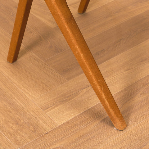 Swedish set of 4 dining chairs in beech by Gottfrid Karlsson & Söner Stolfabrik, Diö