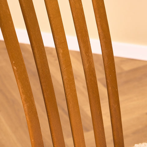 Swedish set of 4 dining chairs in beech by Gottfrid Karlsson & Söner Stolfabrik, Diö