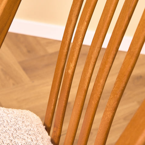 Swedish set of 4 dining chairs in beech by Gottfrid Karlsson & Söner Stolfabrik, Diö