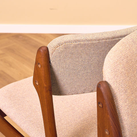 Danish dining chairs in teak, model OD49 by Erik Buch for OD Møbler