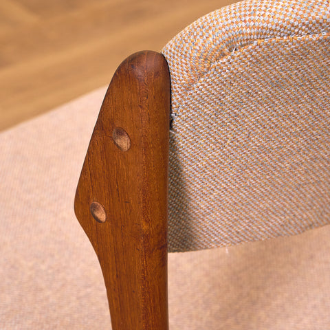 Danish dining chairs in teak, model OD49 by Erik Buch for OD Møbler
