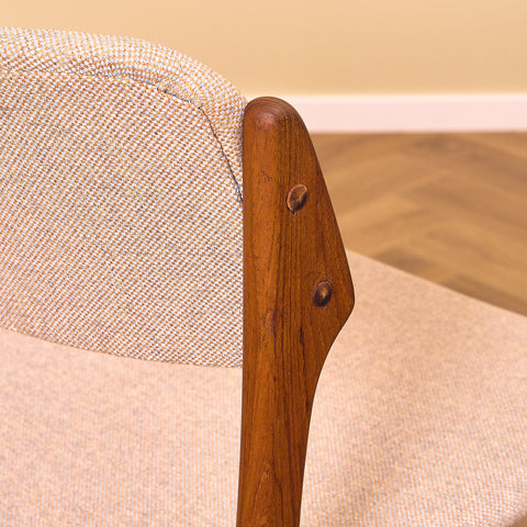 Danish dining chairs in teak, model OD49 by Erik Buch for OD Møbler