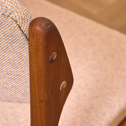 Danish dining chairs in teak, model OD49 by Erik Buch for OD Møbler