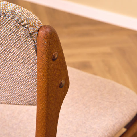 Danish dining chairs in teak, model OD49 by Erik Buch for OD Møbler