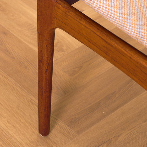 Danish dining chairs in teak, model OD49 by Erik Buch for OD Møbler