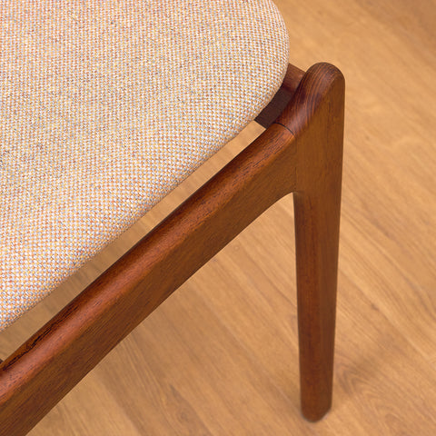 Danish dining chairs in teak, model OD49 by Erik Buch for OD Møbler