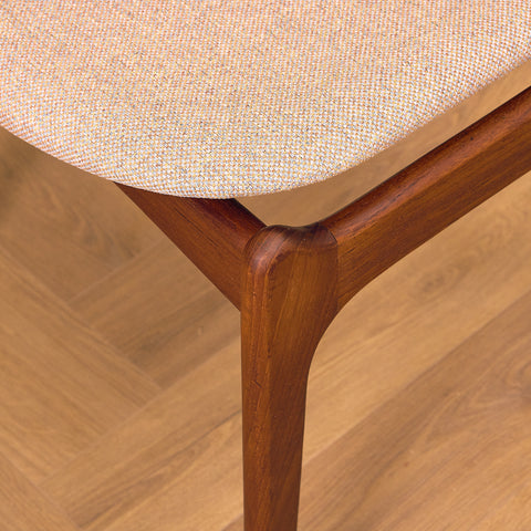 Danish dining chairs in teak, model OD49 by Erik Buch for OD Møbler