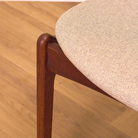 Danish dining chairs in teak, model OD49 by Erik Buch for OD Møbler