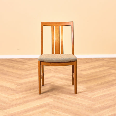 Swedish dining chairs in teak