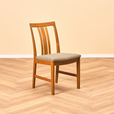 Swedish dining chairs in teak