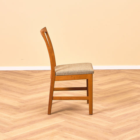 Swedish dining chairs in teak