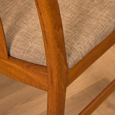 Swedish dining chairs in teak