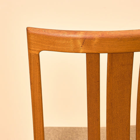 Swedish dining chairs in teak