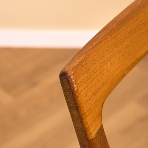 Swedish dining chairs in teak