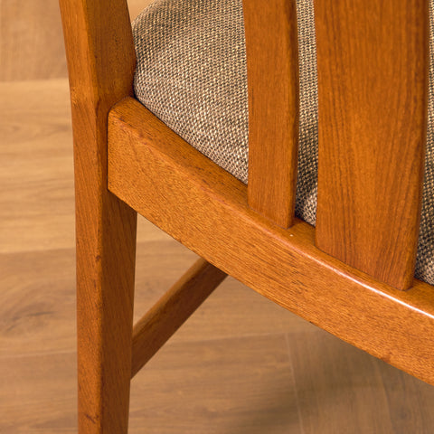 Swedish dining chairs in teak