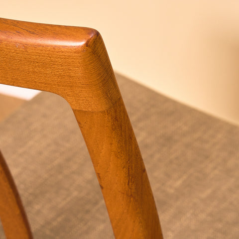Swedish dining chairs in teak