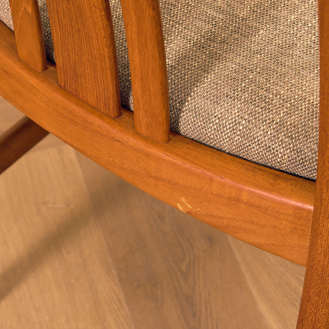 Swedish dining chairs in teak