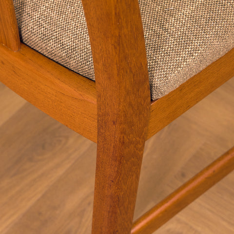 Swedish dining chairs in teak