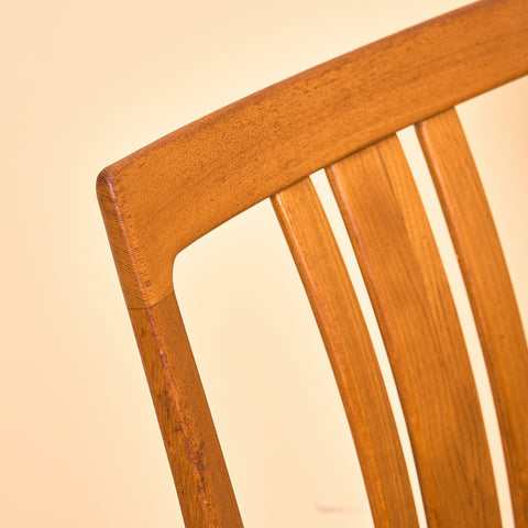 Swedish dining chairs in teak