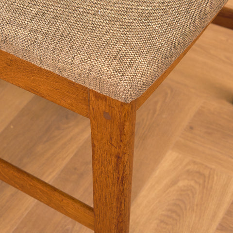Swedish dining chairs in teak