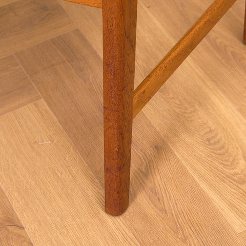 Swedish dining chairs in teak