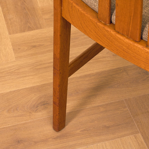 Swedish dining chairs in teak