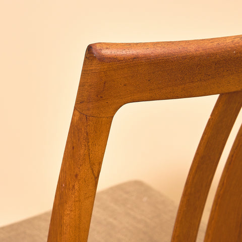 Swedish dining chairs in teak