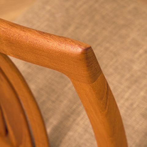 Swedish dining chairs in teak