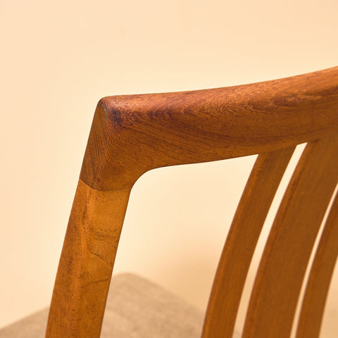 Swedish dining chairs in teak