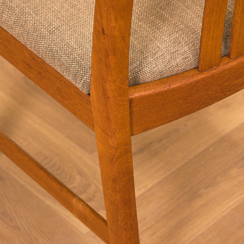 Swedish dining chairs in teak
