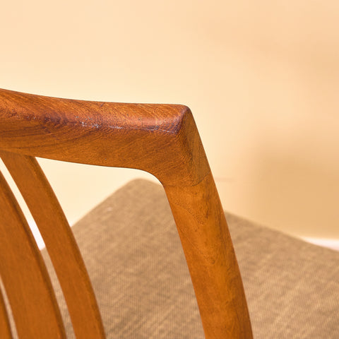 Swedish dining chairs in teak