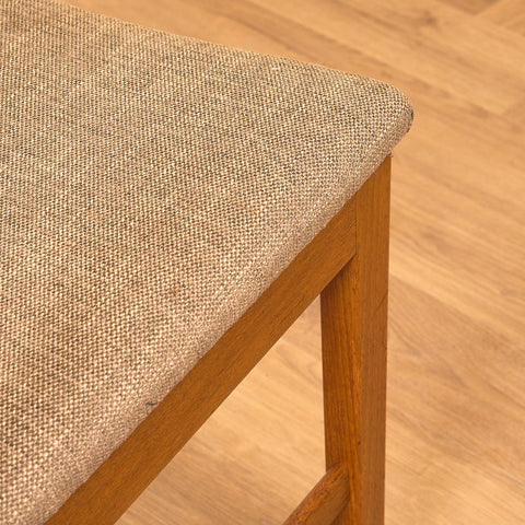 Swedish dining chairs in teak