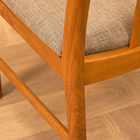 Swedish dining chairs in teak
