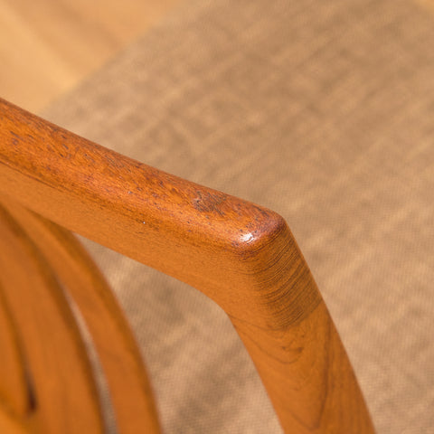 Swedish dining chairs in teak
