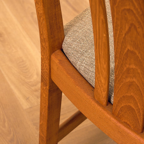 Swedish dining chairs in teak