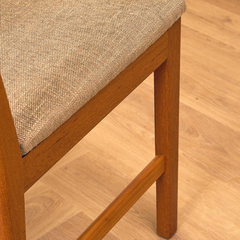 Swedish dining chairs in teak