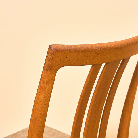 Swedish dining chairs in teak