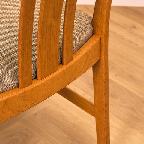 Swedish dining chairs in teak