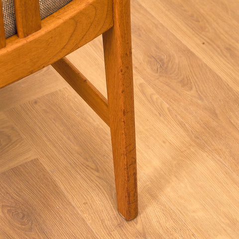 Swedish dining chairs in teak